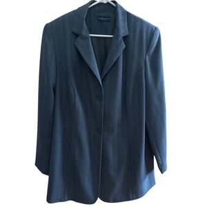Karen Scott blazer with stripes between blue and grey size 18W